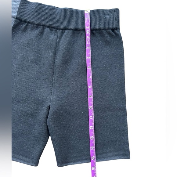 Kith Haley Biker shorts size XS Knit Athleisure Black Gray - Picture 5 of 8